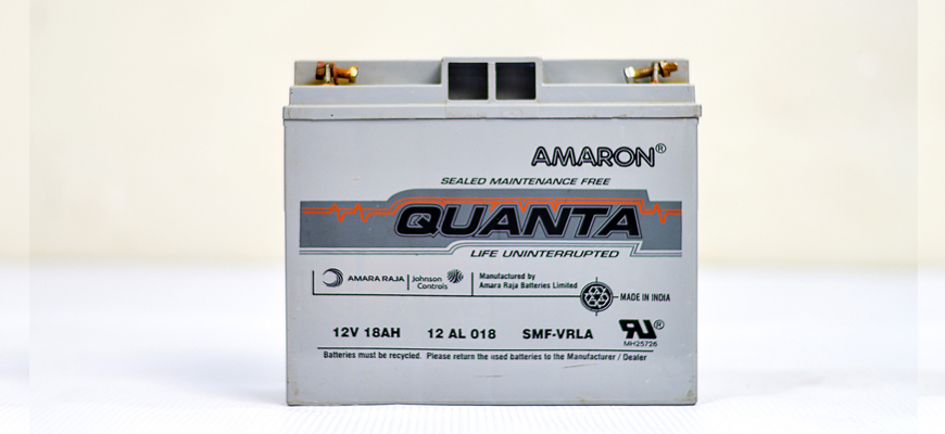 18 AH Amaron Quanta FTA Batteries